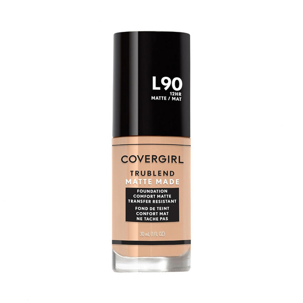 COVERGIRL TruBlend Matte Made Liquid Foundation L90 Classic Beige - 1 fl oz