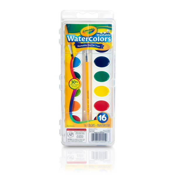 Crayola Washable Watercolors - 16 Ct