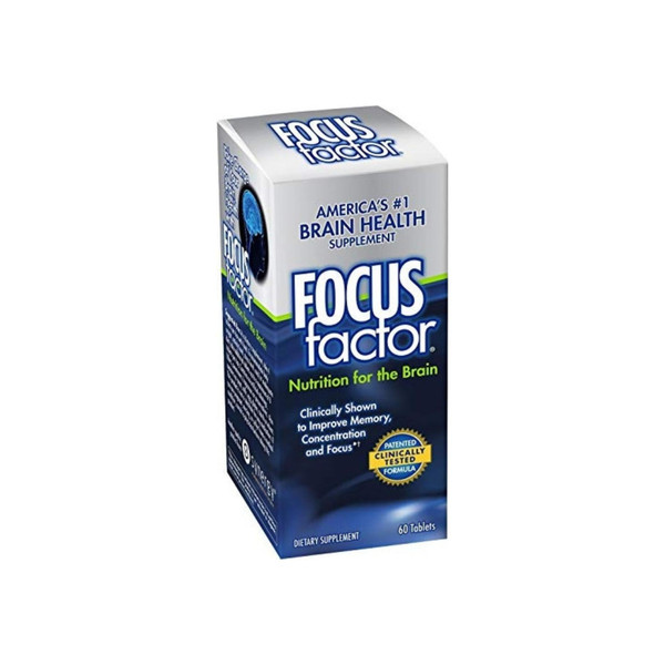 Focus Factor Nutrition For The Brain Dietary Supplement,  60 Ea