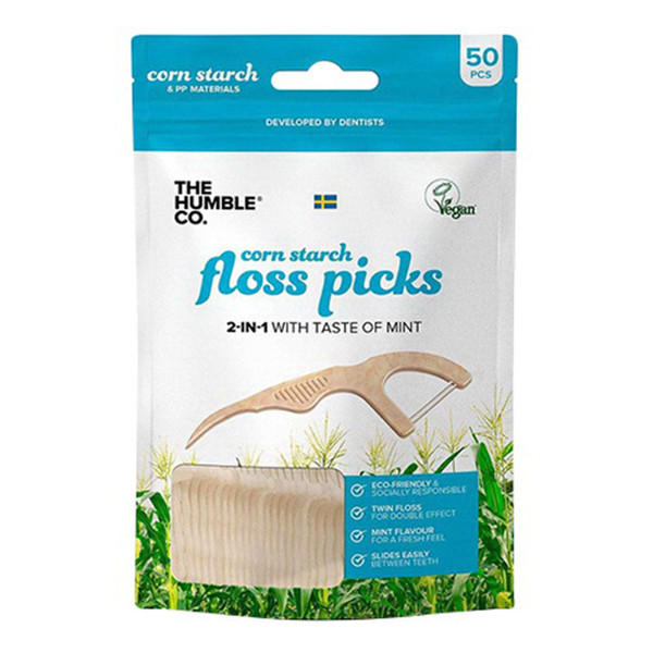 Floss Picks 2In1 50 Cstrch Mnt