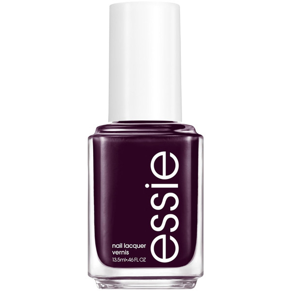essie salon-quality nail polish, vegan, punk at heart, purple, leather weather - 0.46 fl oz