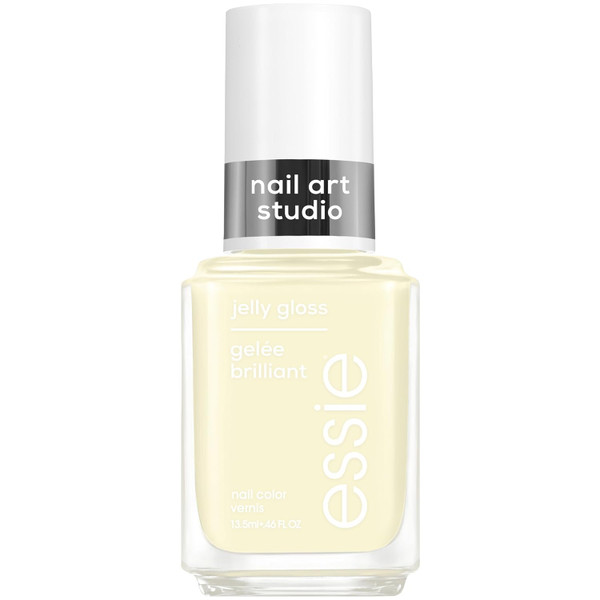 essie Nail Art Studio  jelly gloss nail polish, vegan, sheer yellow, buttercup jelly - 0.46 fl oz