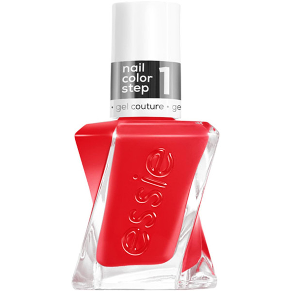 essie gel couture gel-like nail polish, vegan, red, electric geometric - 0.46 fl oz