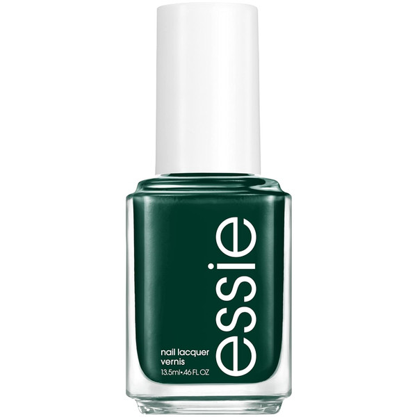 essie salon-quality nail polish, vegan, forest green, Off Tropic - 0.46 fl oz