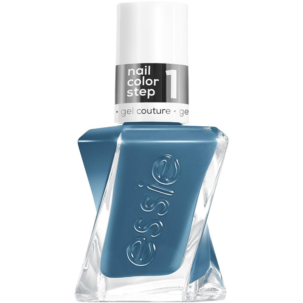 essie gel couture gel-like nail polish, vegan, blue, cut loose - 0.46 fl oz