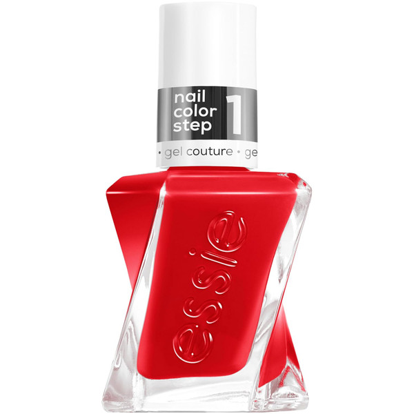 essie gel couture gel-like nail polish, vegan, red, flashed - 0.46 fl oz