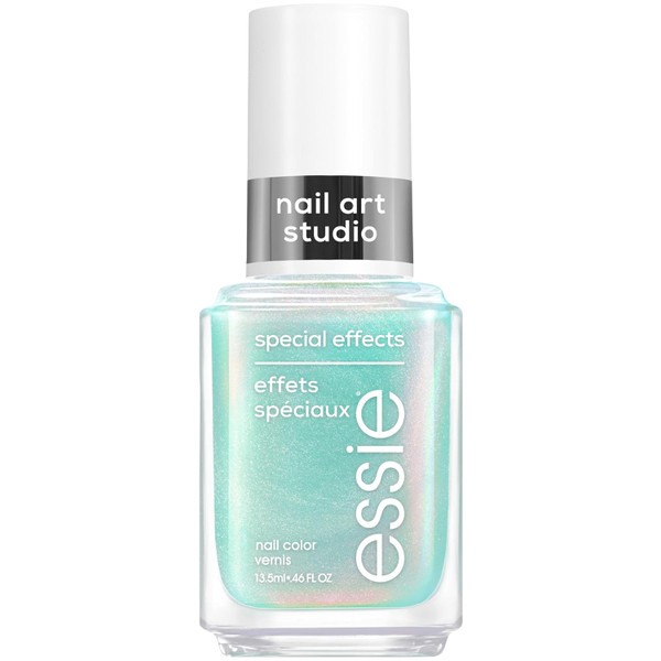 essie Nail Art Studio special effects nail polish, chrome, vegan, aqua, mystic marine - 0.46 fl oz
