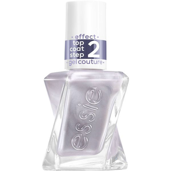 essie Gel Couture Metallic Glaze Long Wear Top Coat Salon Glazed Chrome - 0.46 fl oz