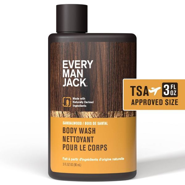 Every Man Jack Body Wash Sandalwood - 3 fl oz