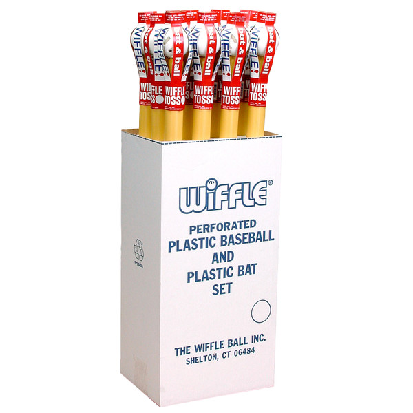 Wiffle Ball + Bat set - 12 Ct