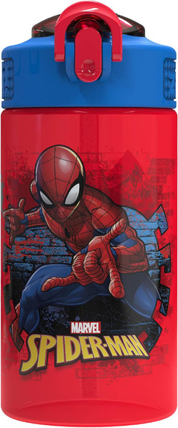 Zak Designs Marvel SpiderMan Kids Spout Cover Water Bottle - 16 oz