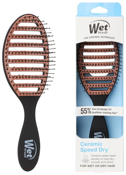 Wet Brush Ceramic Speed Dry Hair Brush Black - 1 Ct