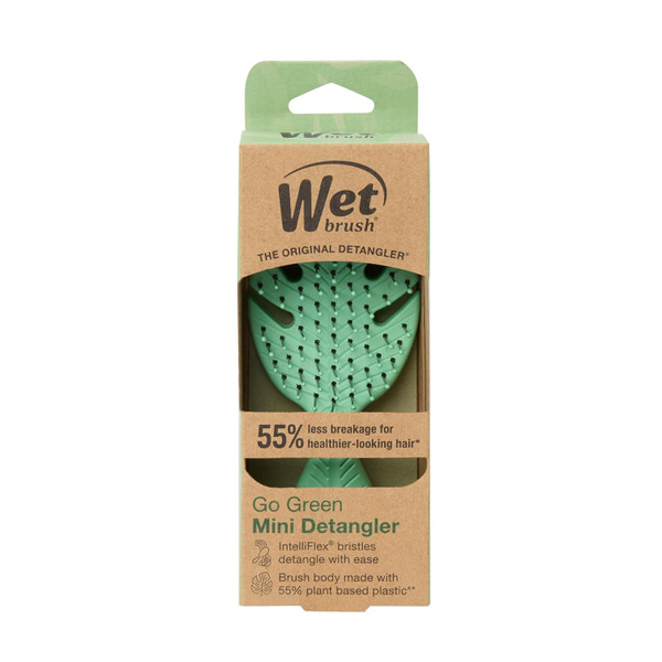 Wet Brush Go Green Mini Detangler Green - 1 Ct
