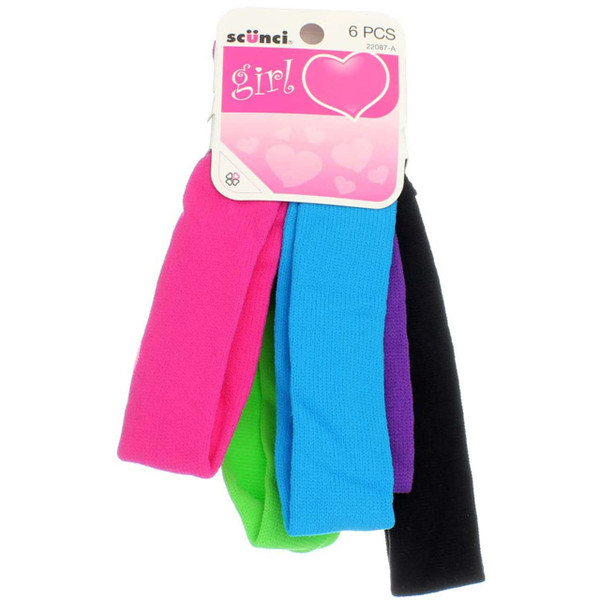 Sc++nci Girl Skinny Headwrap - 6 Ct