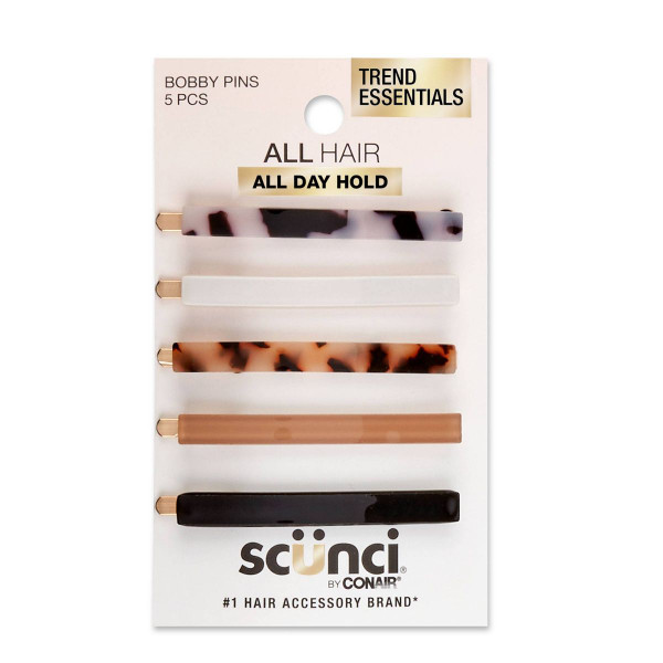 sc++nci All Day Hold Acrylic Bobby Pins - 5 Ct