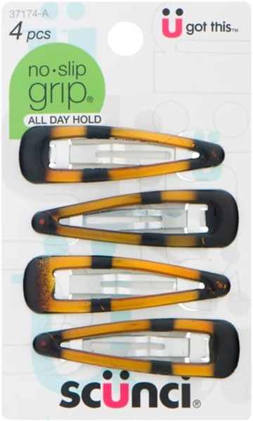 Sc++nci Effortless Beauty 5.5cm Medium Epoxy Clippies - 4 Ct