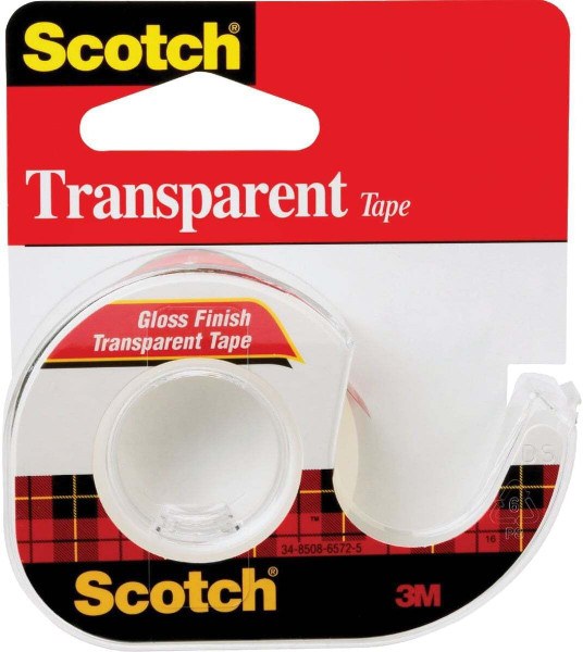 Scotch Transparent Tape in Handheld Dispenser Clear 0.5 x 450 - 1 Ct