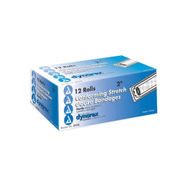 Dynarex Gauze Conform Non-Sterile 2"X4.1Yd  12 Ea