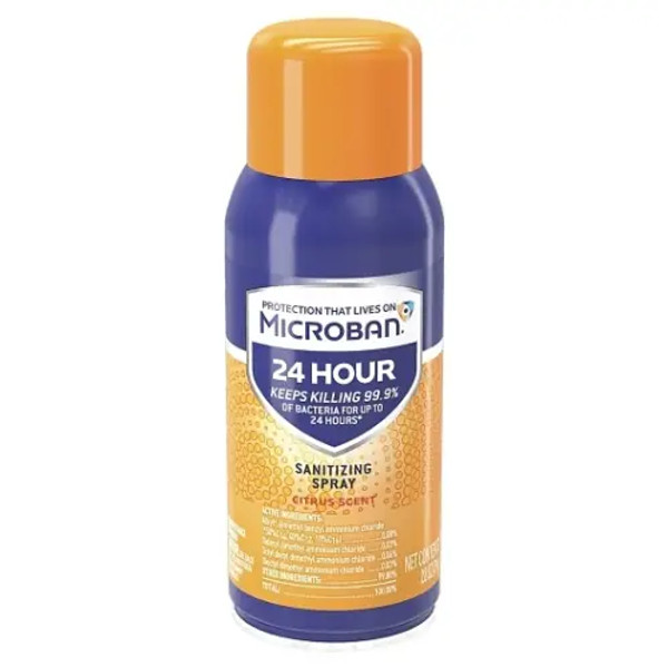 Microban Citrus Sanitizing Spray, 2.8 Ounce