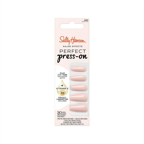 Sally Hansen Salon Effects Perfect Press-on Nails 311 Soul Pink - 1 Ct