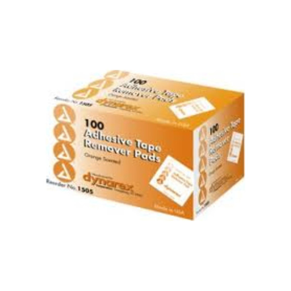 Dynarex Adhesive Tape Remover Pad 100 Ea