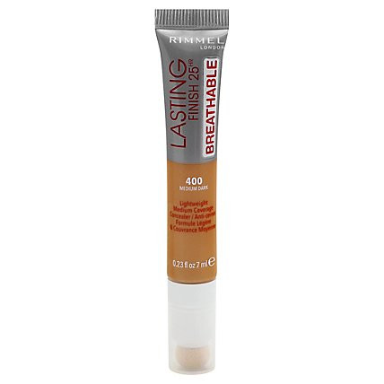 Rimmel London Lasting Finish 25 Breathable Medium Dark Concealer - 0.25 fl oz