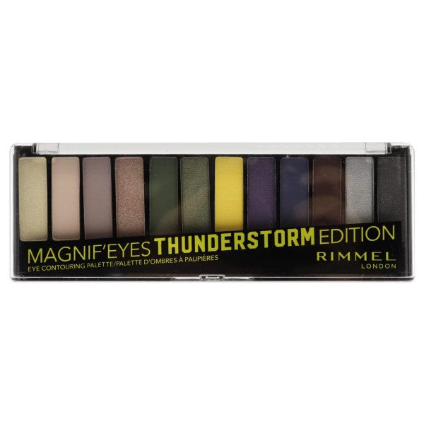 Rimmel London Magnif’Eyes Eyeshadow Palette 010 Thunderstorm Edition - 1 Ct