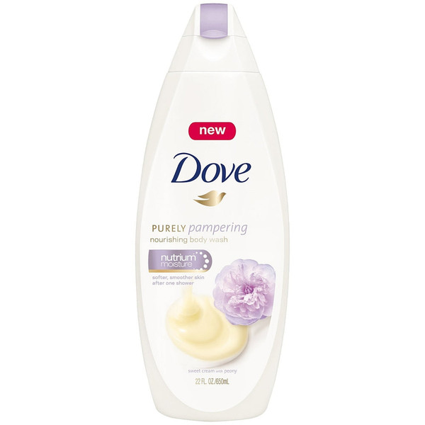 Dove Purely Pampering Nourshing Body Wash, Sweet Cream & Peony 22 Oz
