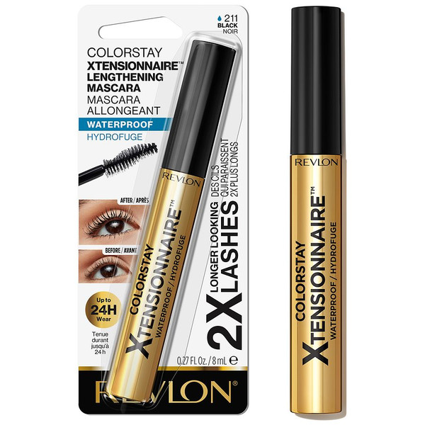 REVLON ColorStay Xtensionnaire Mascara 211 Black Waterproof - 0.27 fl oz