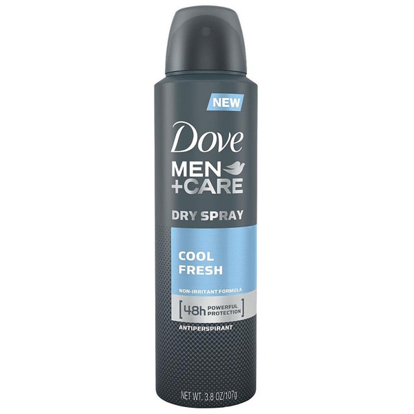 Dove Men + Care Dry Spray Antiperspirant, Cool Fresh 3.80 Oz