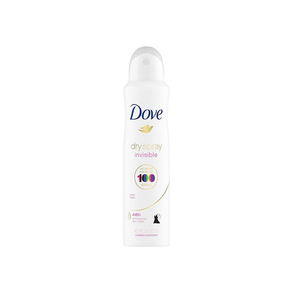 Dove Invisible Dry Spray Antiperspirant Deodorant, Clear Finish 3.8 Oz