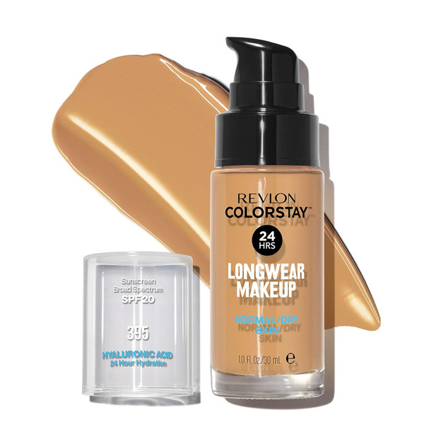 REVLON ColorStay Makeup for Normal & Dry Skin 395 Deep Honey - 1 fl oz