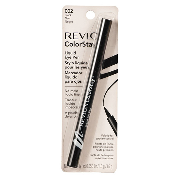 REVLON ColorStay Liquid Eyeliner Pen 02 Blackest Black - 1 Ct