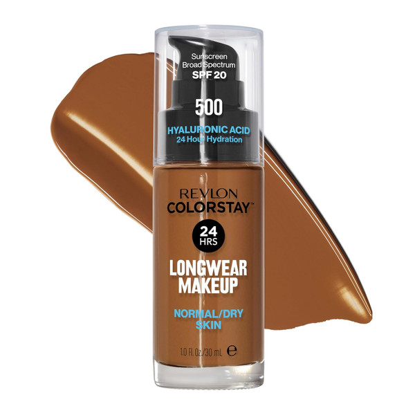 REVLON ColorStay Makeup for Normal & Dry Skin 500 Walnut - 1 fl oz