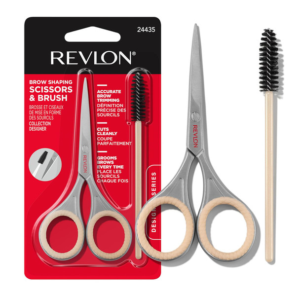 REVLON Designer Series Brow Scissor and Spoolie - 1 Ct