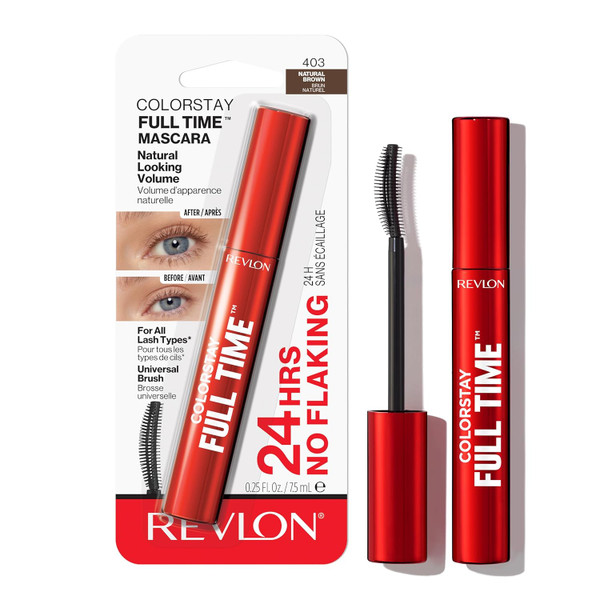 REVLON ColorStay Full Time Volumizing Mascara 403 Natural Brown - 1 Ct