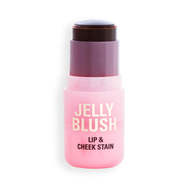 REVOLUTION Jelly Blush Stick Lip and Cheek Stain Peach Orange - 0.19 oz