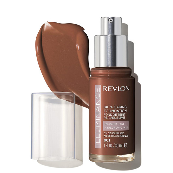 REVLON Illuminance Skin-Caring Foundation 601 Soft Nutmeg - 1 fl oz