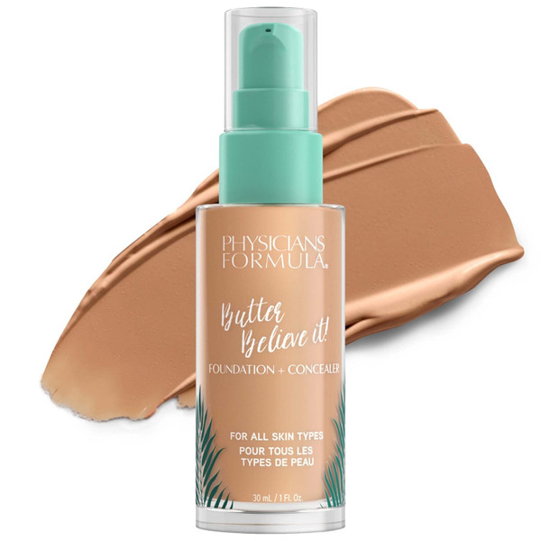 Physicians Formula Butter Believe It! Foundation + Concealer Medium - 1 fl oz