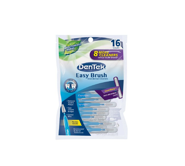 Dentek Wide Brush Cleaners 16 Each