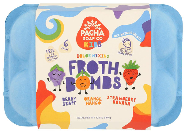 Pacha Soap Co. Color Changing Froth Bomb - 12 OZ