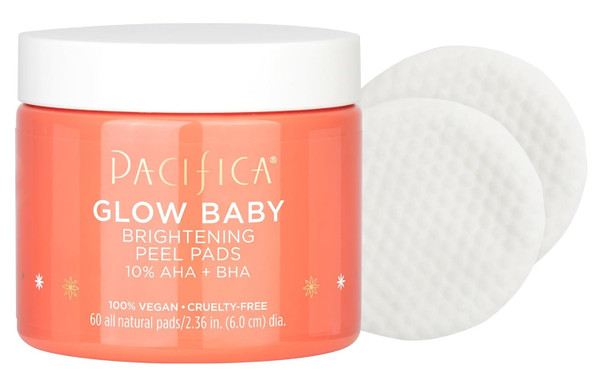 Pacifica Glow Baby Brightening Peel Pads - 60 Ct