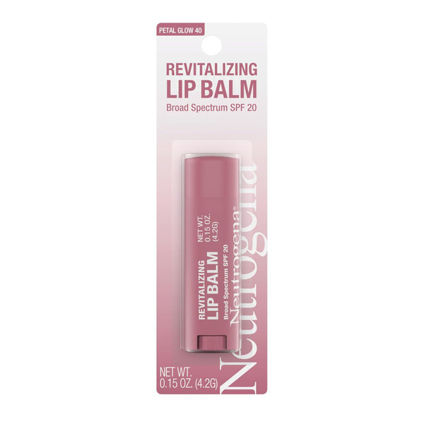 Neutrogena Revitalizing Tinted Lip Balm SPF 20 Petal Glow 40 - 0.15 oz
