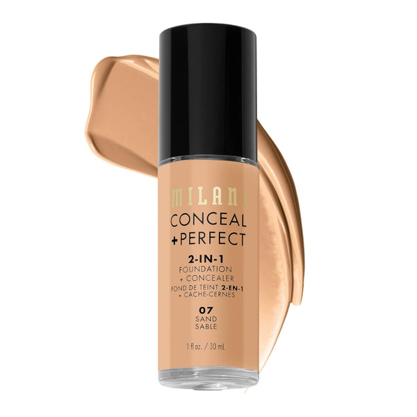 Milani Conceal + Perfect 2-in-1 Foundation + Concealer Sand - 1 fl oz