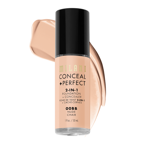 Milani Conceal + Perfect 2-in-1 Foundation + Concealer 00BB Nude - 1 fl oz