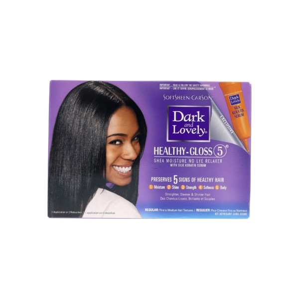 Dark And Lovely Healthy-Gloss Shea Butter Relaxer, Regular 1 Ea