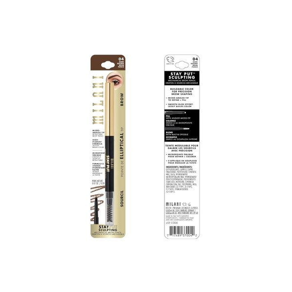 Milani Easy Brow Mechanical Pencil Dark Brown - 1 Ct