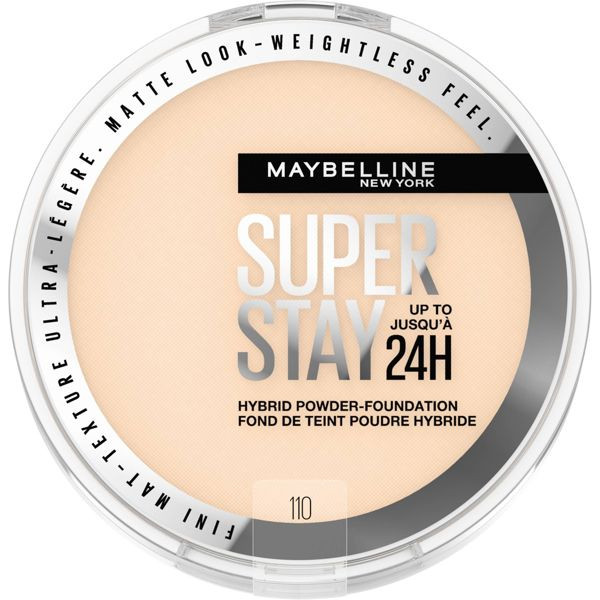 Maybelline Super Stay Super Stay Up to 24HR Hybrid Powder-Foundation, 110 - 0.21 oz
