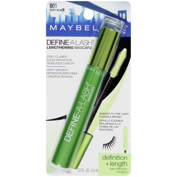 Maybelline Define-A-Lash Lengthening Mascara 801 Very Black - 1 Ct