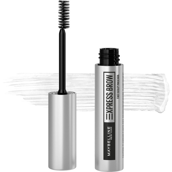 Maybelline Brow Fast Sculpt Eyebrow Gel Mascara Makeup, Shapes Eyebrow, Clear - 0.09 fl oz
